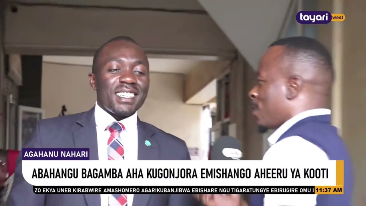 ABAHANGU BAGAMBA AHA KUGONJORA EMISHANGO AHEERU YA KOOTI.