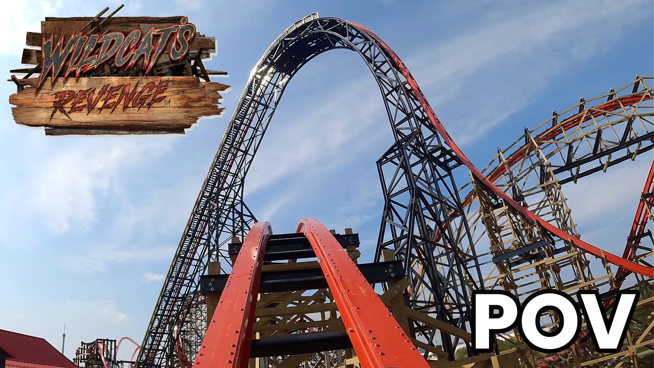 Wildcat's Revenge Front Row POV Hersheypark Incredible RMC Hybrid Coaster