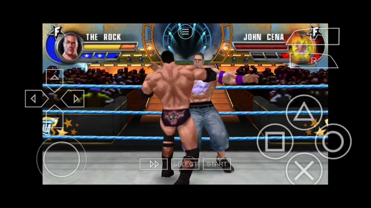 WWE ALL STARS THE ROCK VS JOHN CENA 