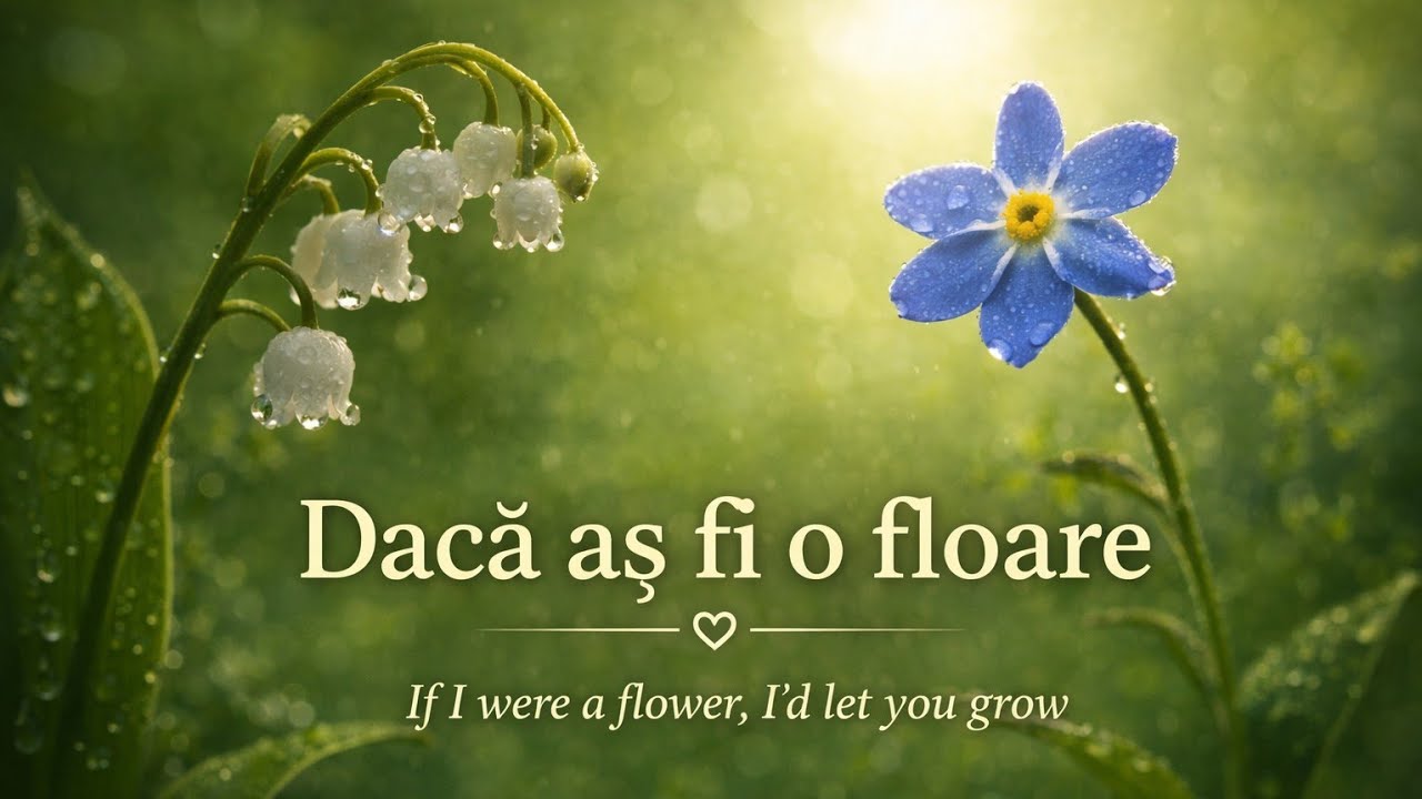 🎵 „Dacă aș fi o floare” | Muzică românească de dragoste despre dor, asumare și liniște interioară 🌸