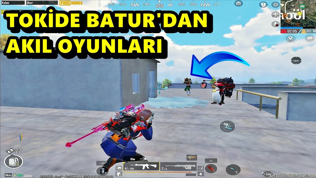 TOKİDE BATUR'DAN AKIL OYUNLARI ! MÜTHİŞ MAÇ SOLO SQUAD PUBG MOBİLE