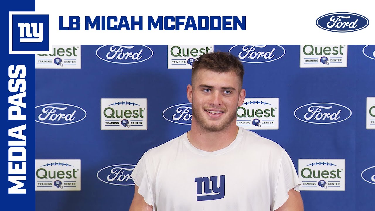 Micah McFadden on Comfort Level in Year 2 | New York Giants
