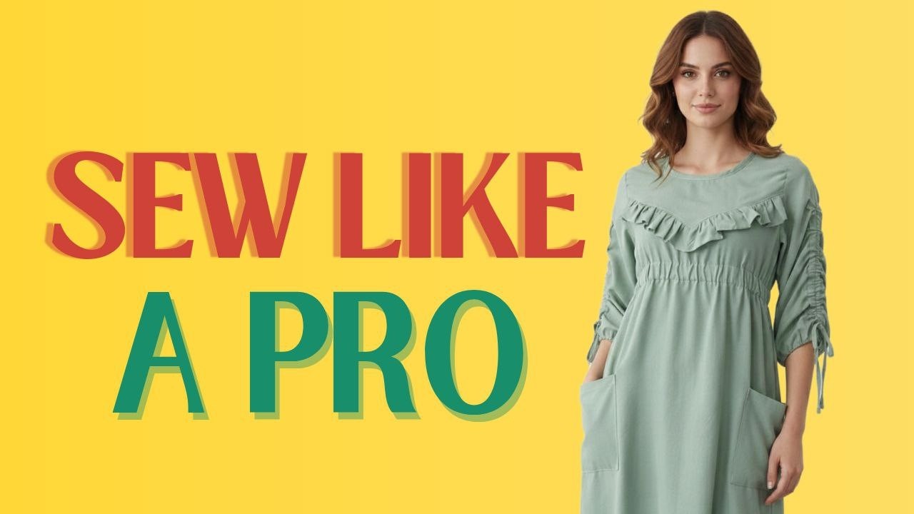 Complete Shirt Sewing Tutorial👗Step-by-Step from Pattern to Finish