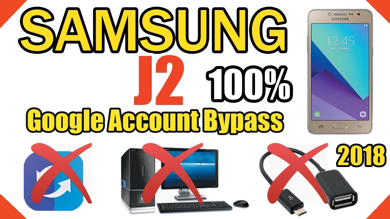 Samsung J2 Bypass Google Account || Without PC,OTG