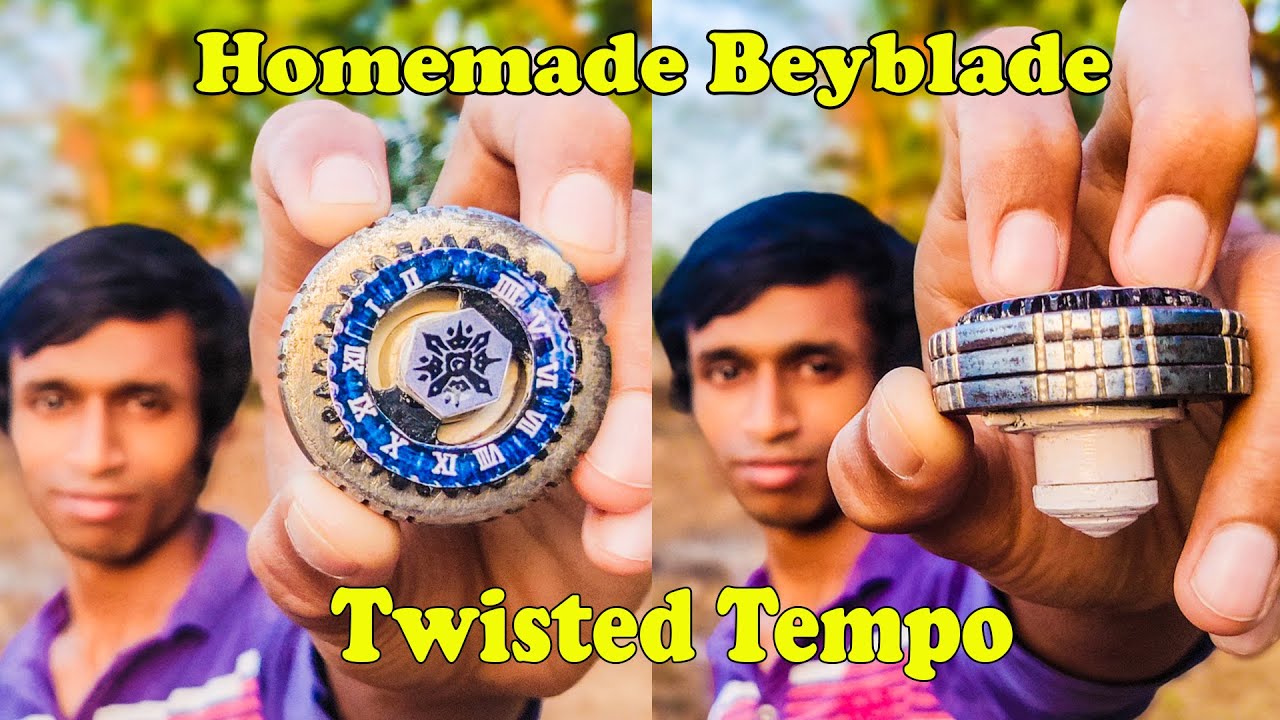 Beyblade Twisted tempo | how to make beyblade | homemade beyblade |