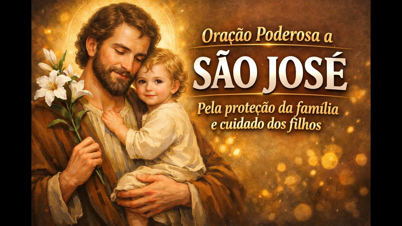 ORAÇÃO ❤️✨❤️PODEROSA A SÃO JOSÉ 🌹 Pela proteção da família e cuidado dos filhos.