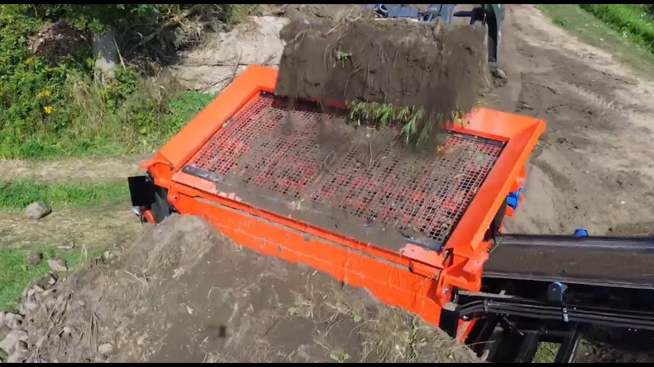 When You Screen Dirt - You Profit! North 42 Ventures Dirt Screener + Conveyor.