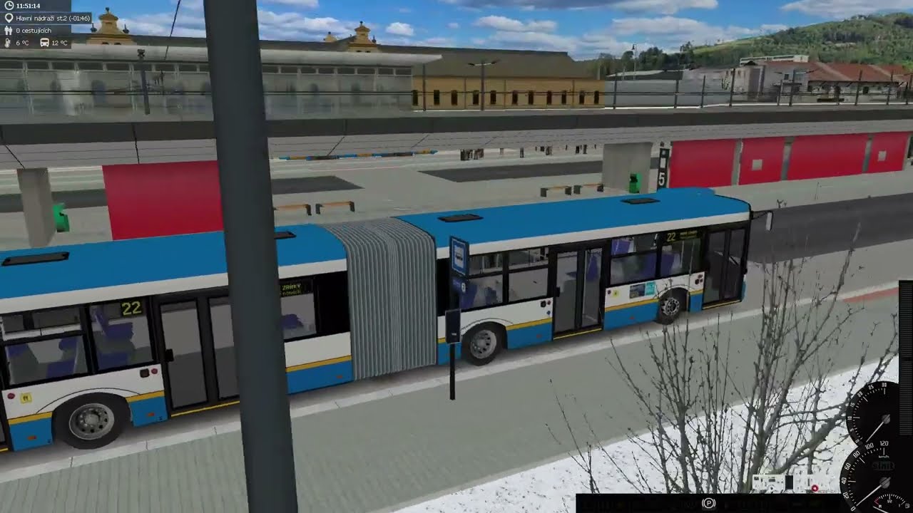 NOVÁ VERZE | Linka 22 s novým autobusem přes nový tunel | SIMT MHD