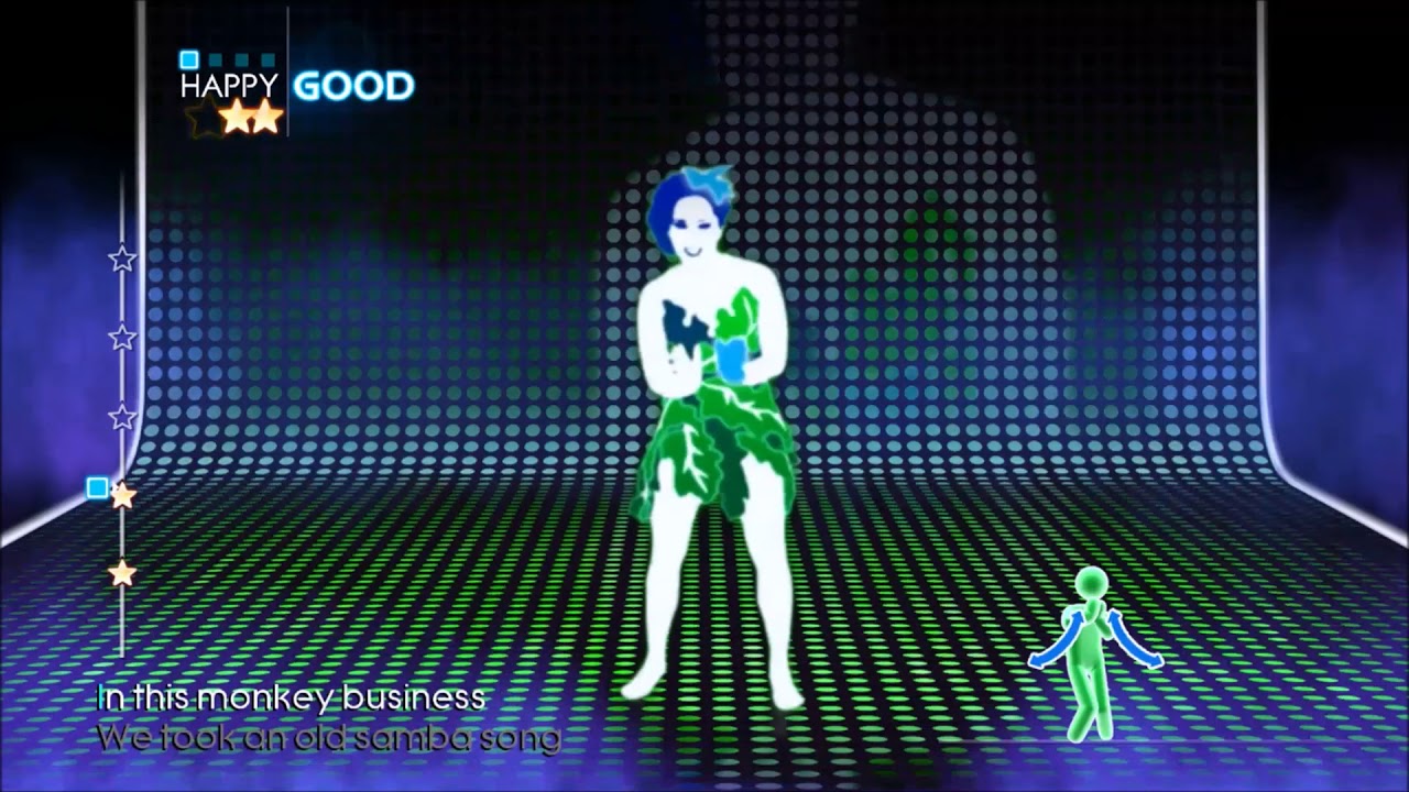 Just Dance 4 Jungle Drum all appearances in Puppet Master Mode
