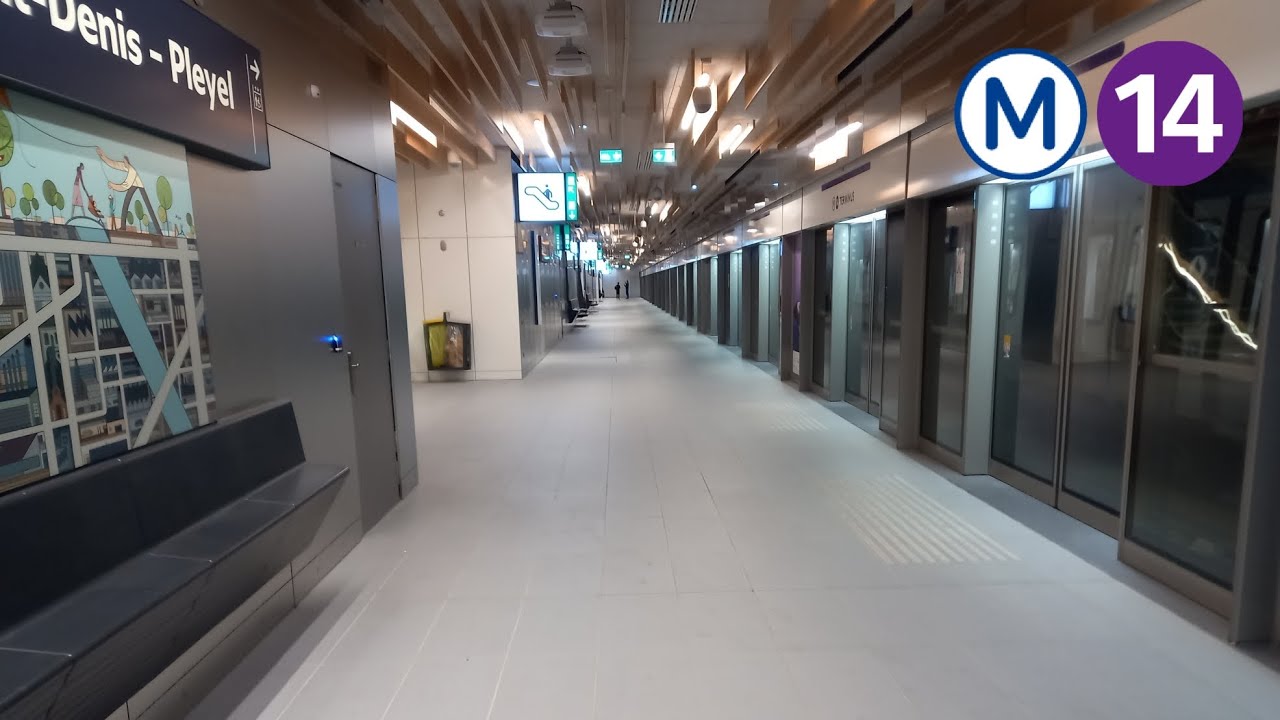 [Métro 14] : Découverte de la nouvelle station St Denis Pleyel !