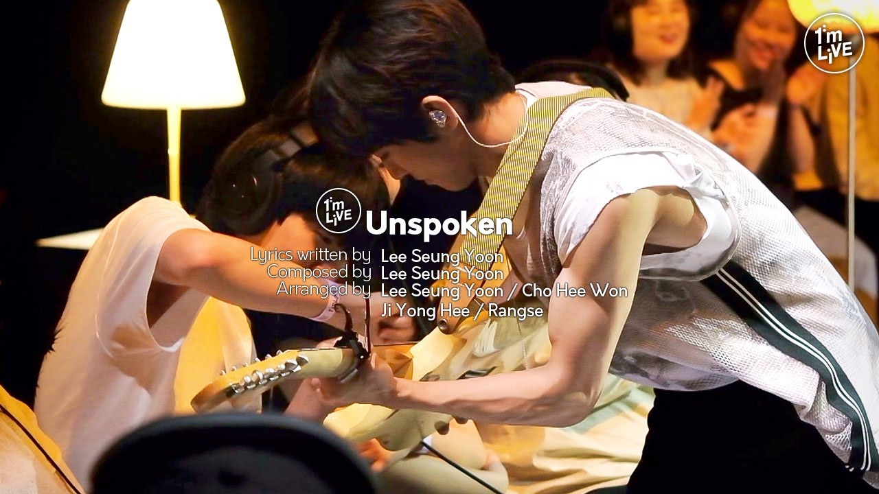 [I'm LIVE] Lee Seung Yoon(이승윤) - Unspoken(들려주고 싶었던)