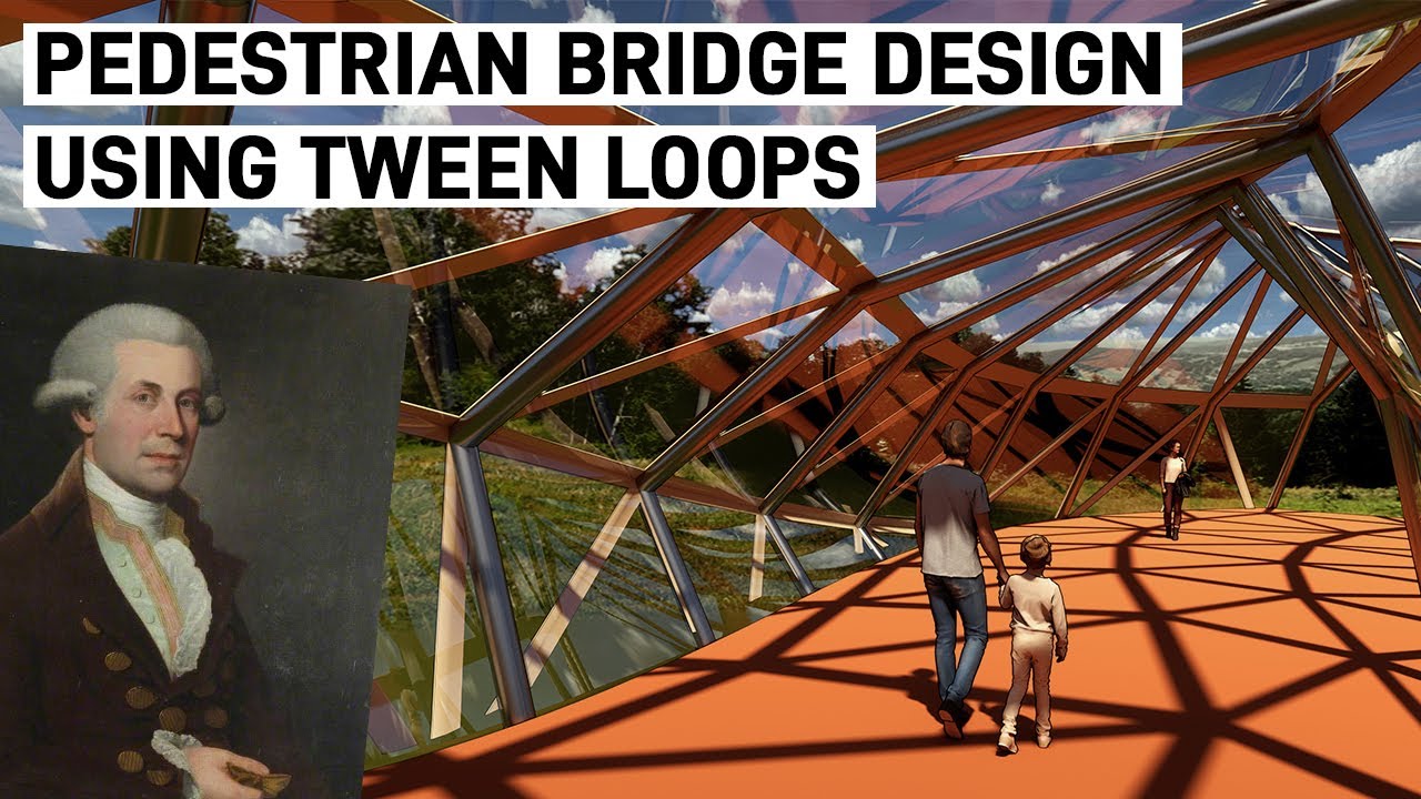 Pedestrian Bridge Design | Rhino Pufferfish tutorial