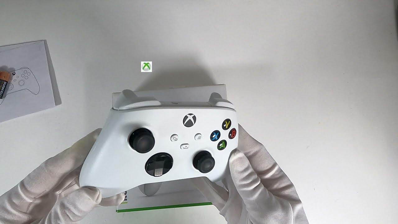 Control Xbox Series x - Robot White unboxing asmr