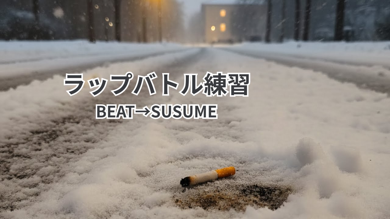 BEAT→MonyHorse - SUSUME feat. NENE & JP THE WAVY (Prod. U-Lee & Hawo Beats) 8×4　ラップバトル練習初心者向け