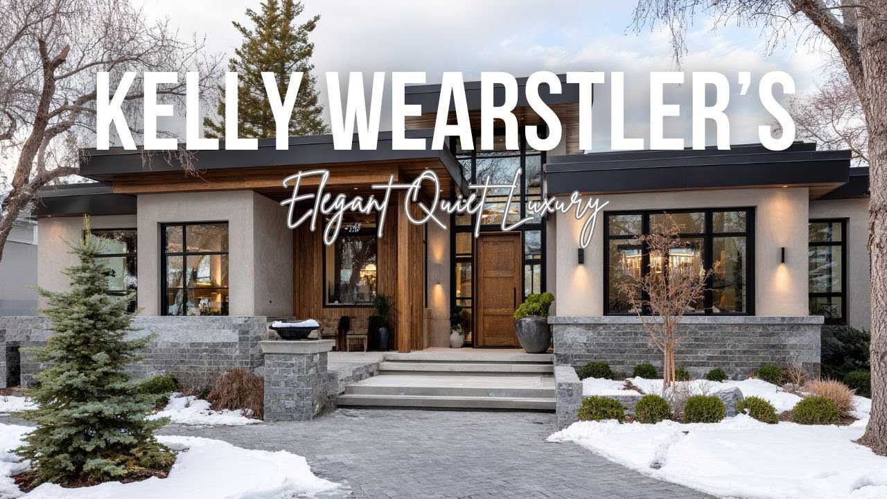 Elegant Quiet Luxury Winter Residence Inspired by Kelly Wearstler’s Earthy Modern Warmth