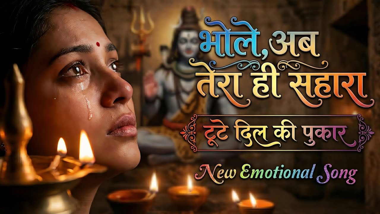 भोले बाबा अब तेरा ही सहारा 😭 | Most Emotional Mahadev Bhajan With Shayari | Toote Dil Ki Pukar