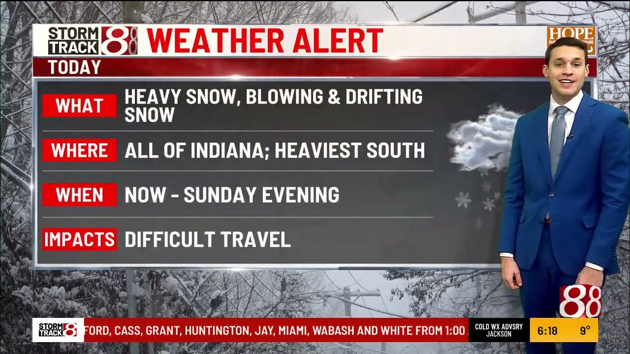 Worst of the winter storm today | Jan. 25, 2026