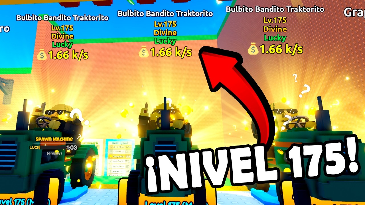 COMO SUBIR a NIVEL MAXIMO 175 tus BRAINROTS en Escapa del Tsunami por Brainrots 🤯