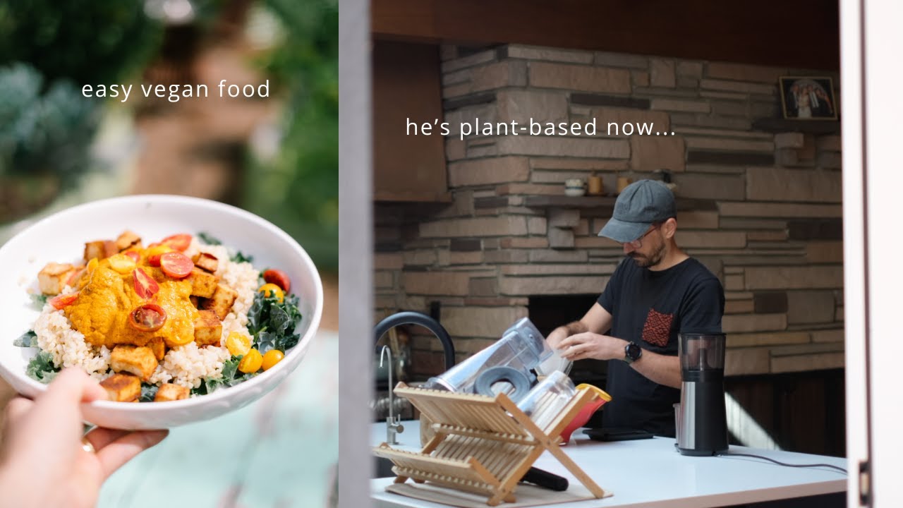 What my plant-based husband ate today