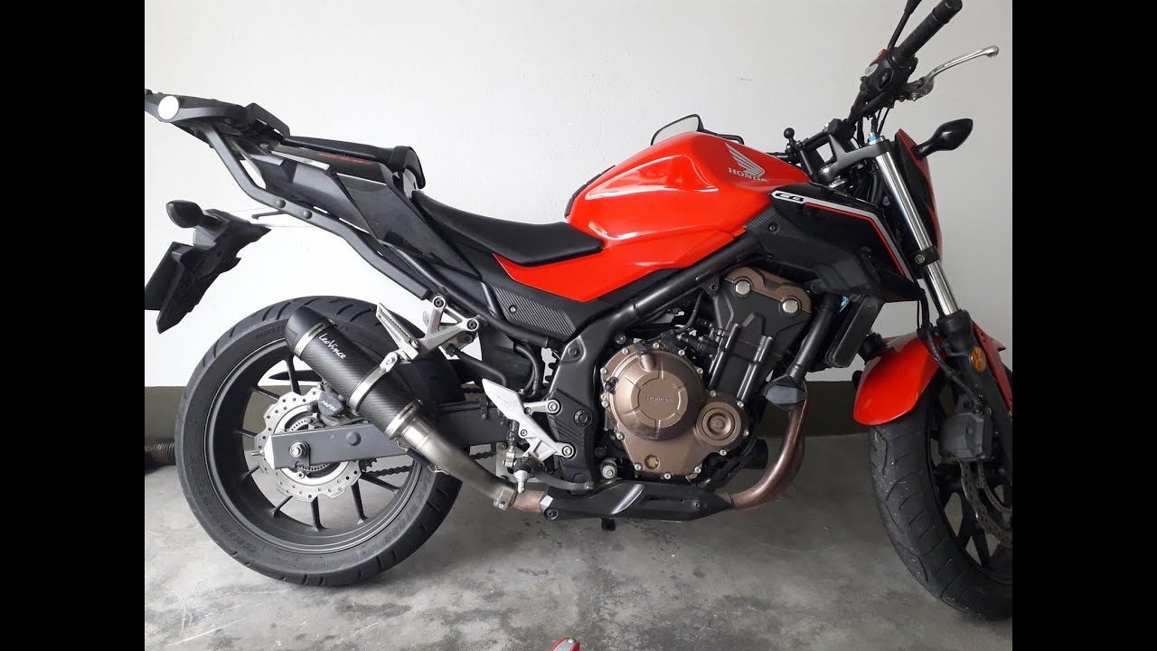 Honda CB500F - Leovince GP Corsa EVO Exhaust Install