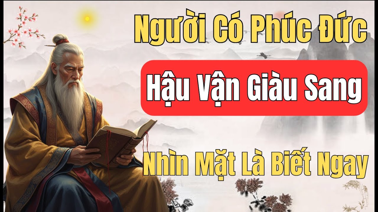 Cổ Nhân Tiết Lộ: Người Có Phúc Đức Hậu Vận Giàu Sang, Nhìn Mặt Là Biết Ngay. | Triết Lý Cuộc Sống