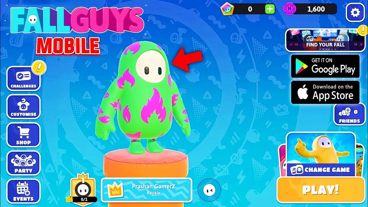 Fall Guys Mobile Global Launch Gameplay Walkthrough & Review | Enjoy With Friends