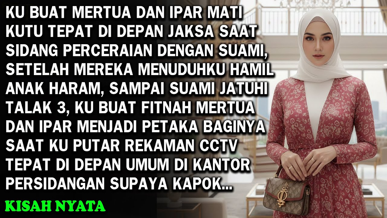 KU PERMALUKAN MERTUA DAN IPAR DI KANTOR PERSIDANGAN, USAI TEGA FITNAH SAMPAI AKU DAN SUAMI BERCERAI