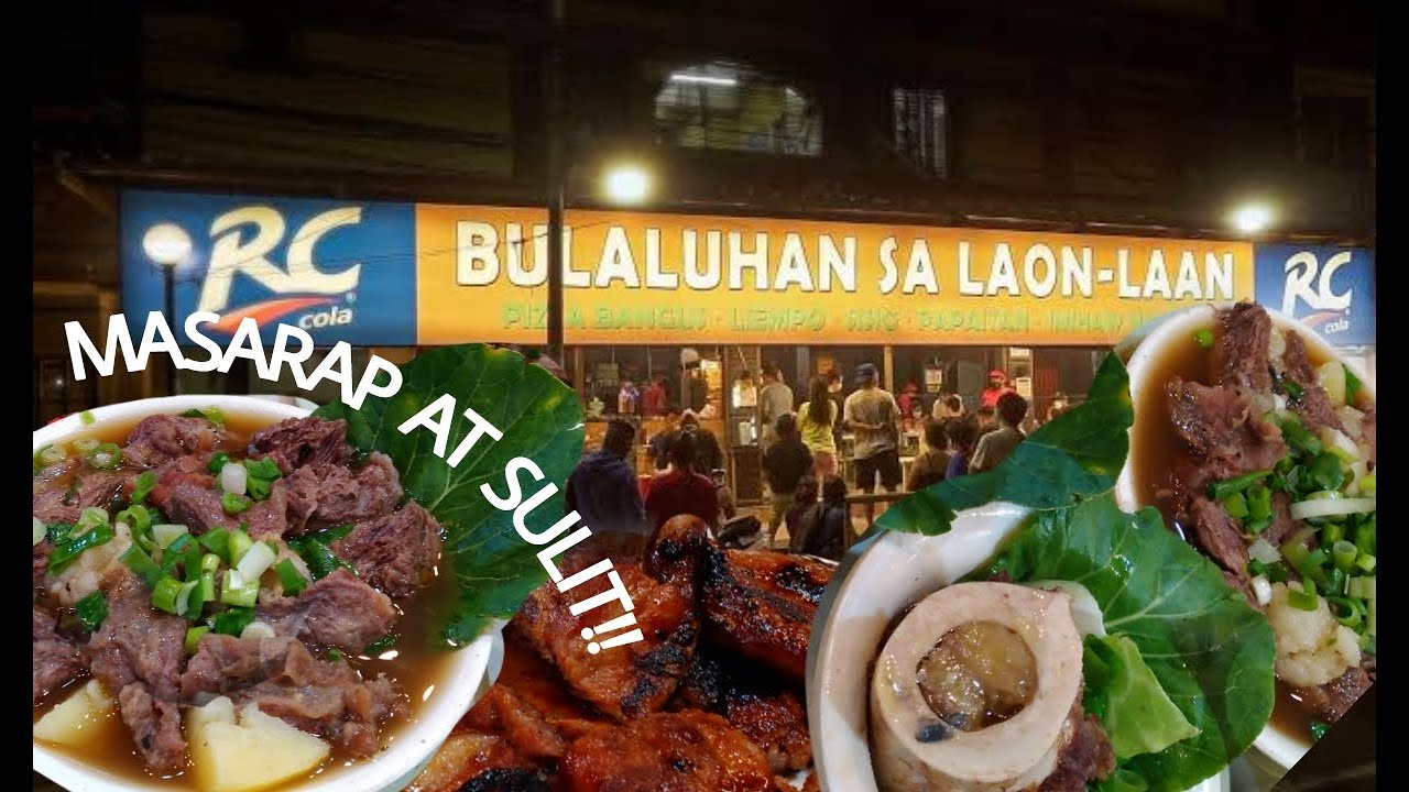 PINIPILAHANG BULALUHAN SA LAON LAAN | MANILA STREET FOOD