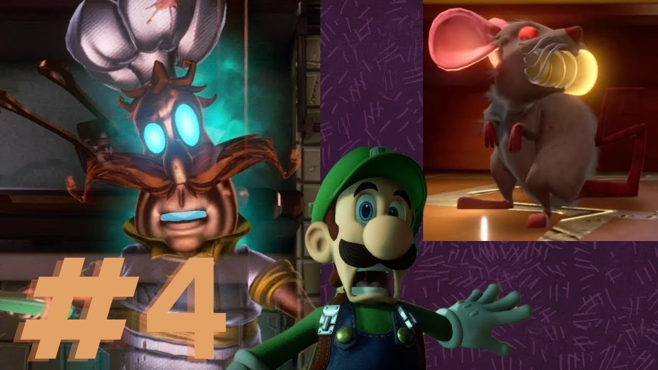 Luigi's Mansion 3 Part 4: The Mouse Stole The Elevator Button!   (And we fight the chef boss)