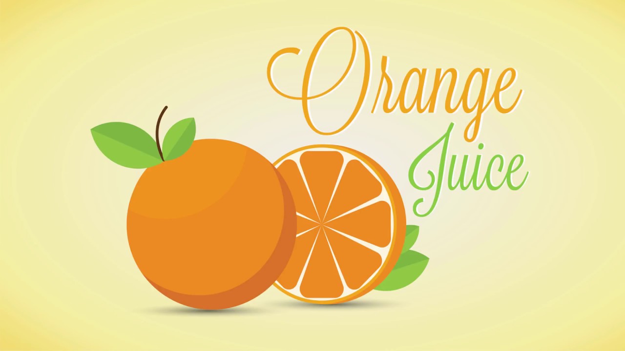 Illustrator CC Tutorial | Graphic Design |  Orange Juice Design
