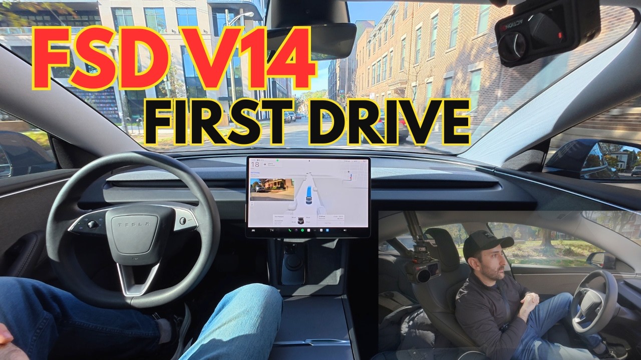 Tesla FSD V14 &mdash; мой честный первый опыт вождения