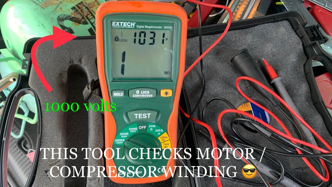 HOW TO MEGGER TEST A HVAC COMPRESSOR