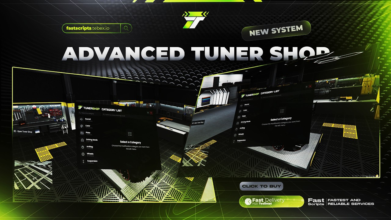 Advanced Tuner Shop FiveM | Fast Scripts | ESX QBCore QBox