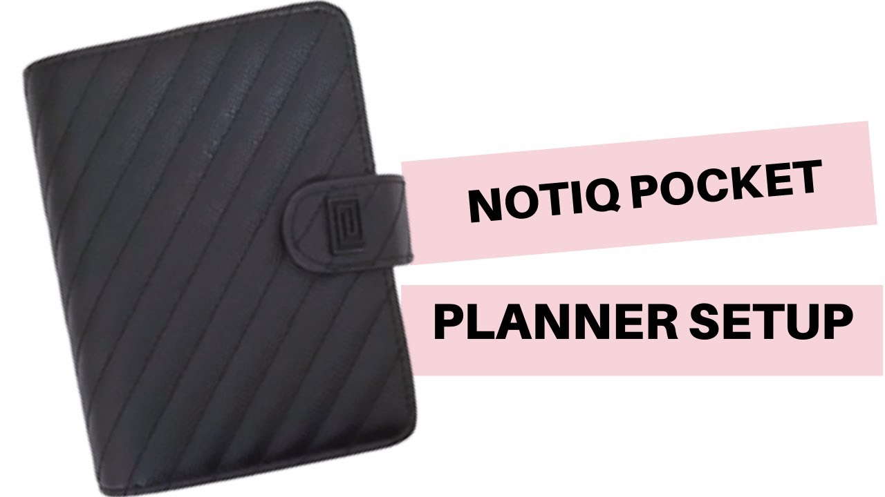 NOTIQ POCKET PLANNER SETUP BUDGET WALLET