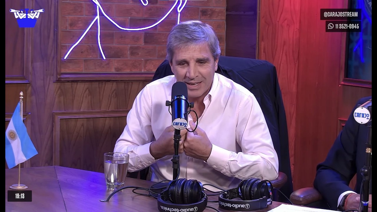 Participaci&oacute;n del Ministro de Econom&iacute;a, Luis Caputo, en el programa &ldquo;Las Tres Anclas&rdquo;