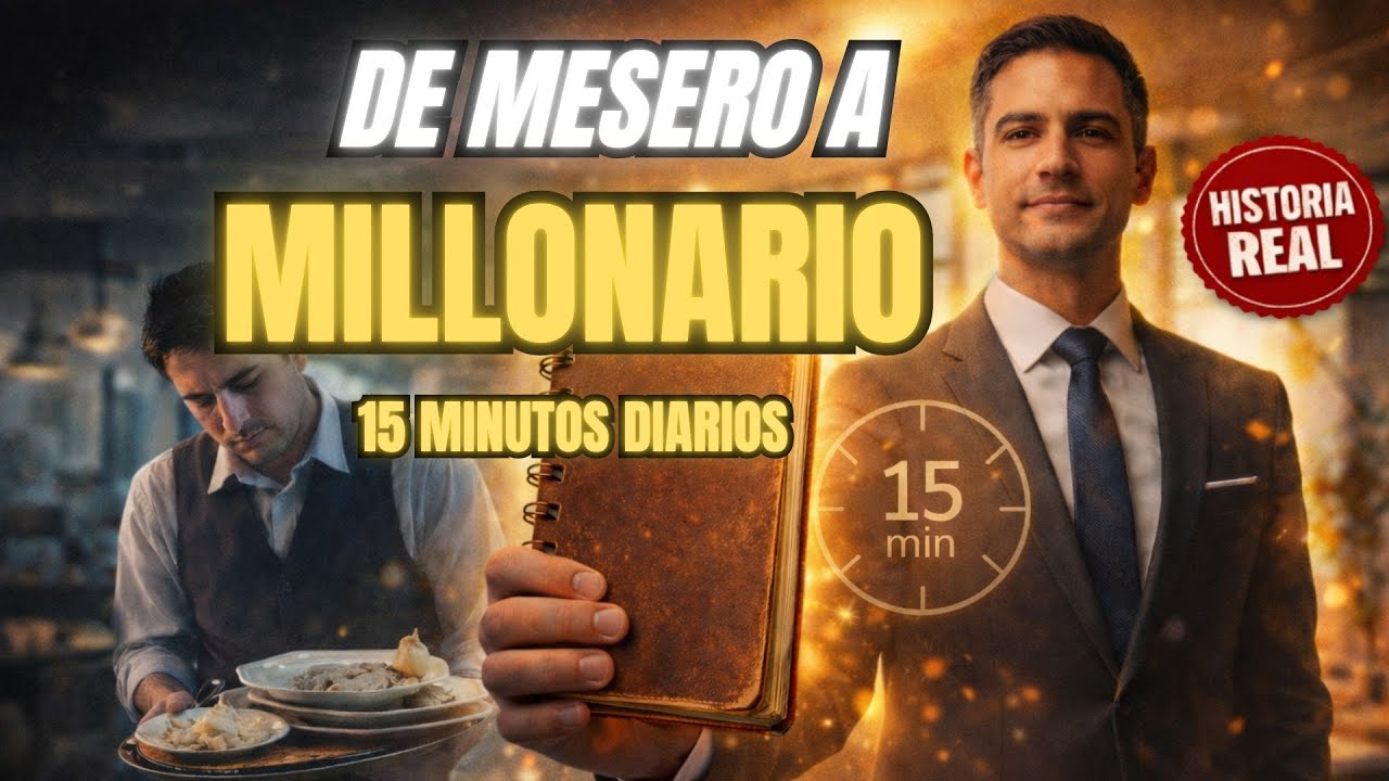 📝 El MESERO que se volvió MILLONARIO con un CUADERNO y 15 MINUTOS | Historia Real