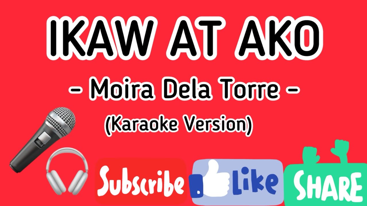 IKAW AT AKO - Moira Dela Torre (Karaoke Version)  #evannavlog 