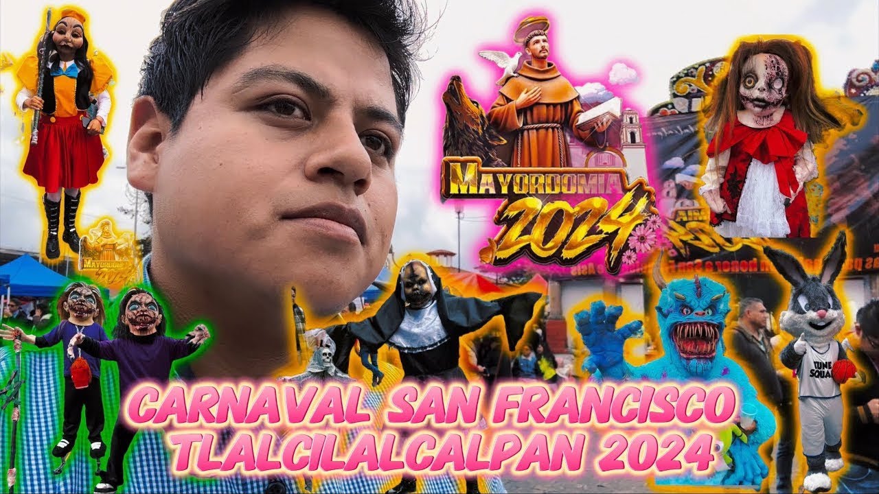 😈💜¡CARNAVAL SAN FRANCISCO TLALCILALCALPAN 2024!👻👹🤡 Día Domingo 6 de Octubre #youtube #carnaval2024