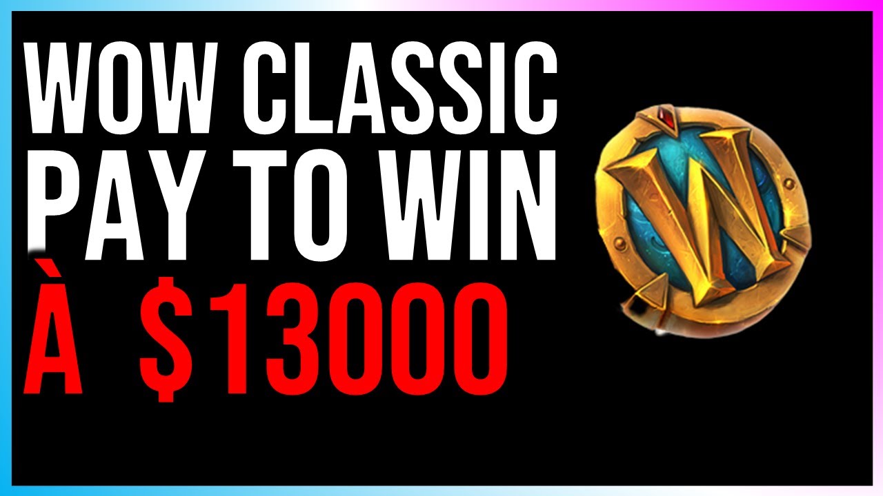 Il ach&egrave;te un anneau pour $13000 dans WOW Classic !