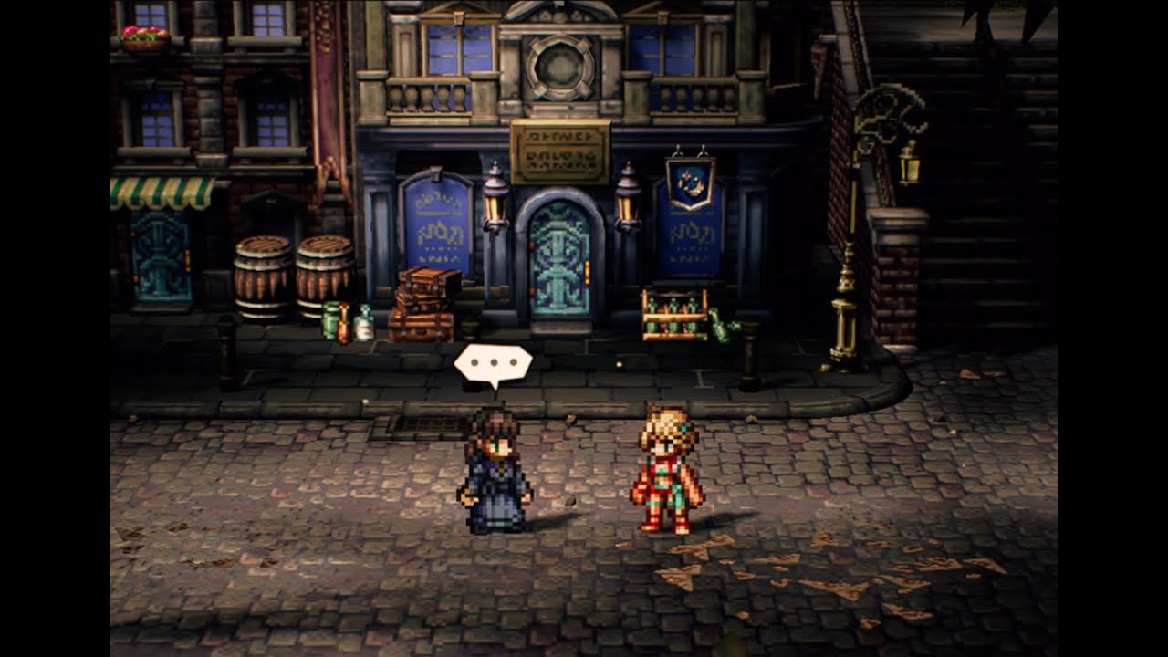 Octopath: CotC Side Solistia New Delsta Lv.120 NPC The Noble Tutor (16T)