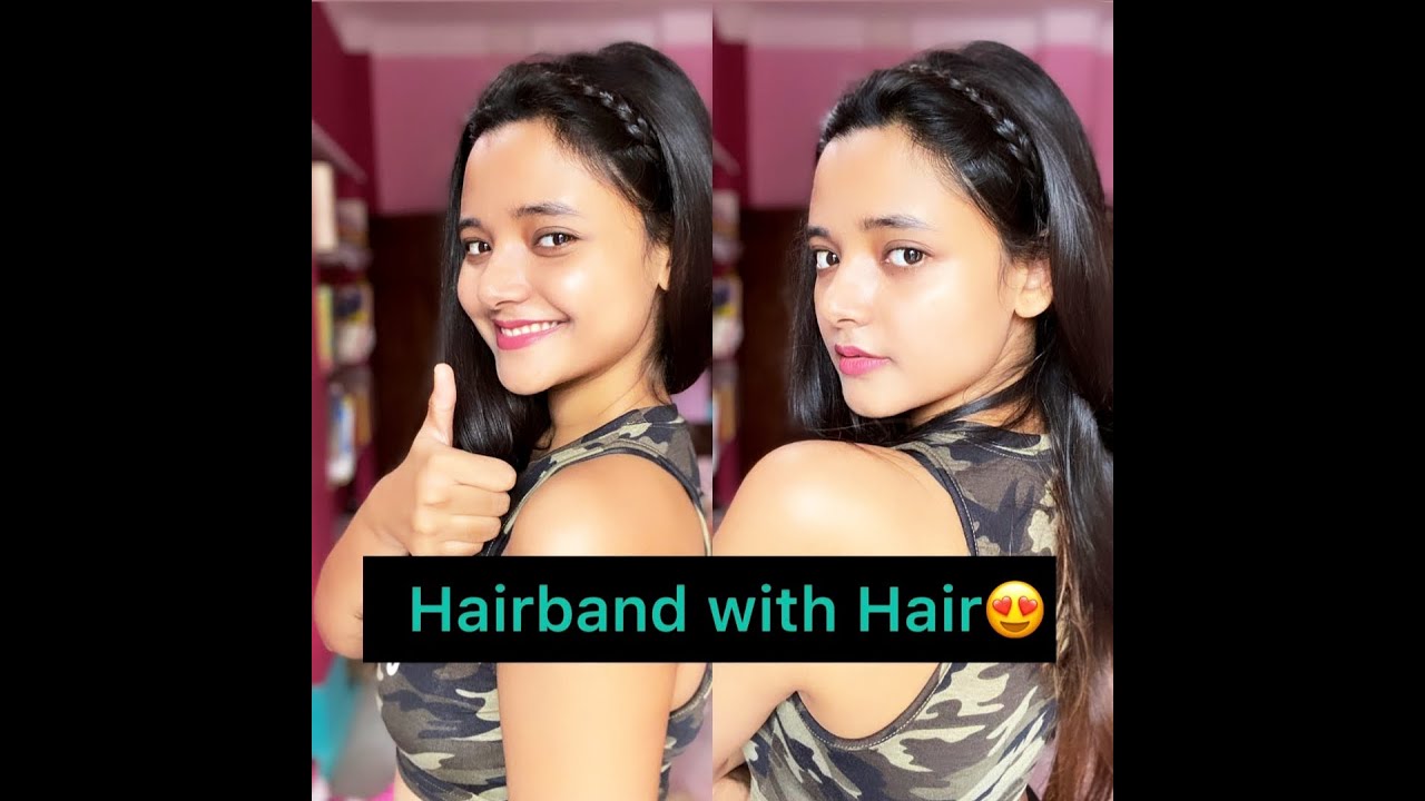 Hairband from hair 😱 | OMG it looks beautiful 😍 | #besthairstyleforgirls #hairband #trending