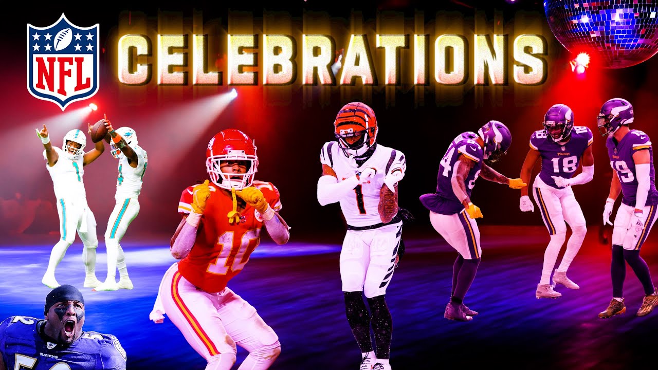 NFL Celebrations with Dance Music