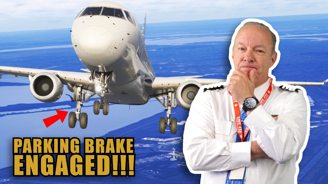 Parking Brake Locked on Approach | RPA4401 Declares Mayday