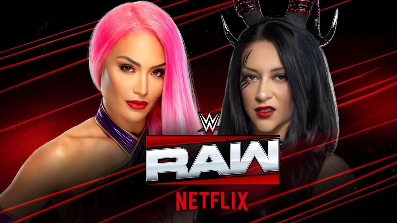 RAW || Eva Marie VS Stephanie Vaquer ||
