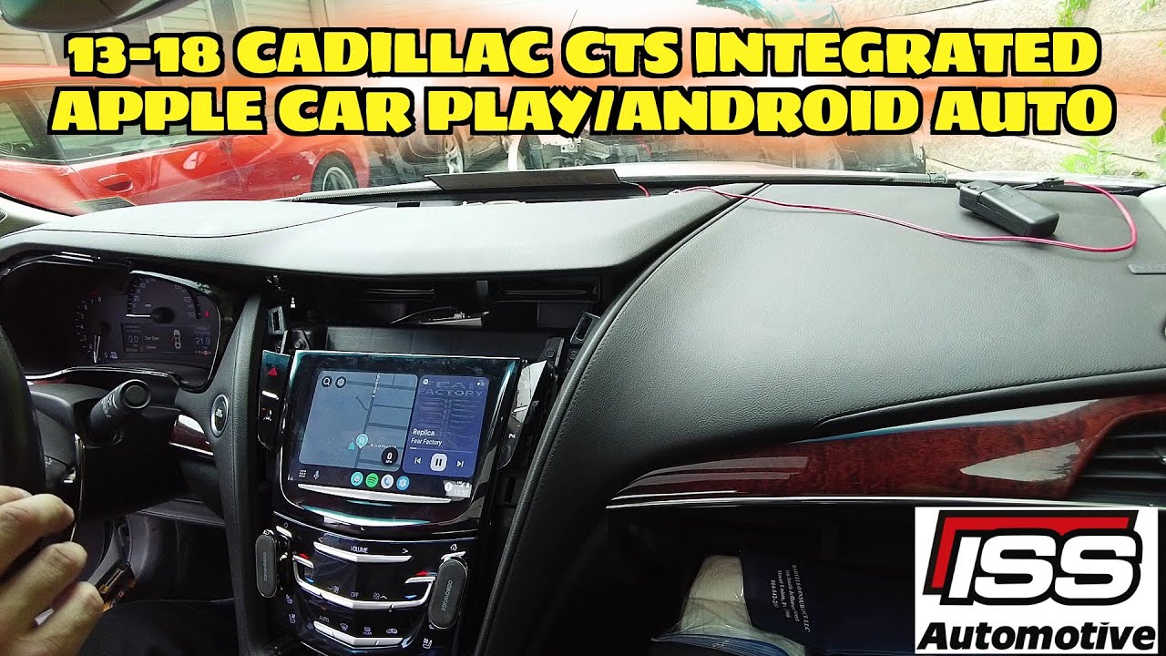 Установка интегрированного модуля Android Auto Apple Carplay для Cadillac CTS 2013–2018 гг.