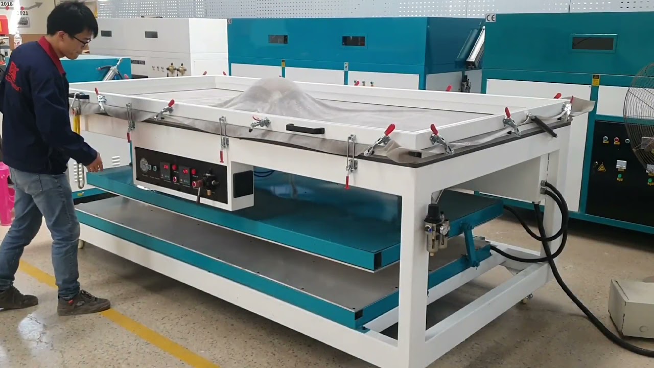 Solid surface 3D vacuum forming, BSF-2513A make fruit tray, BYT CNC