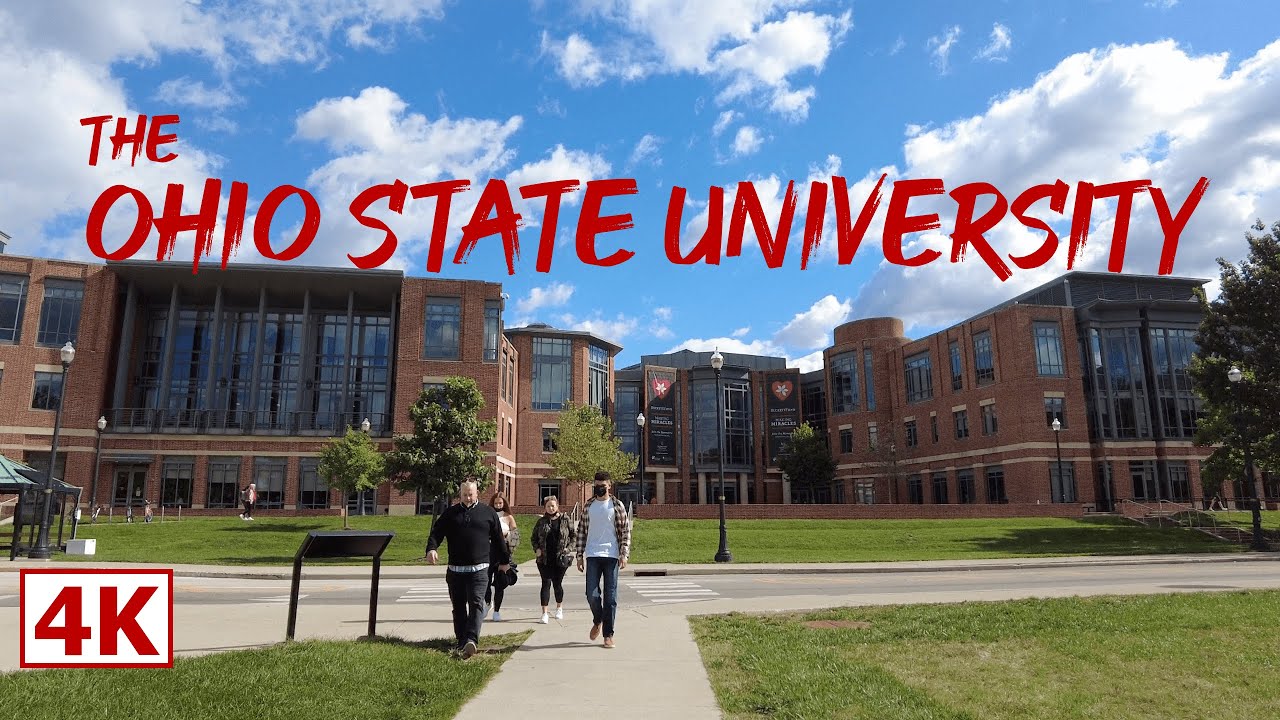Walking Tour around The Ohio State University Campus October 2021 - 4K HDR