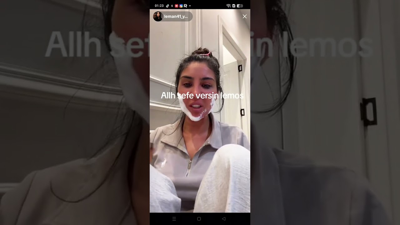 Gece Aqrilarim Coxalir Dozemmirem Uzum Gozum Aqzim Yanib - Leman TikTok Official
