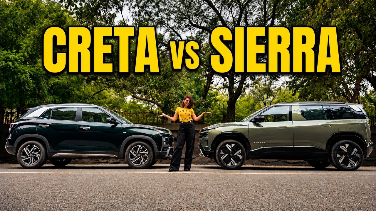 Tata Sierra vs Hyundai Creta Comparison Review: Price, Mileage, Engine | Which SUV Wins In 2026?