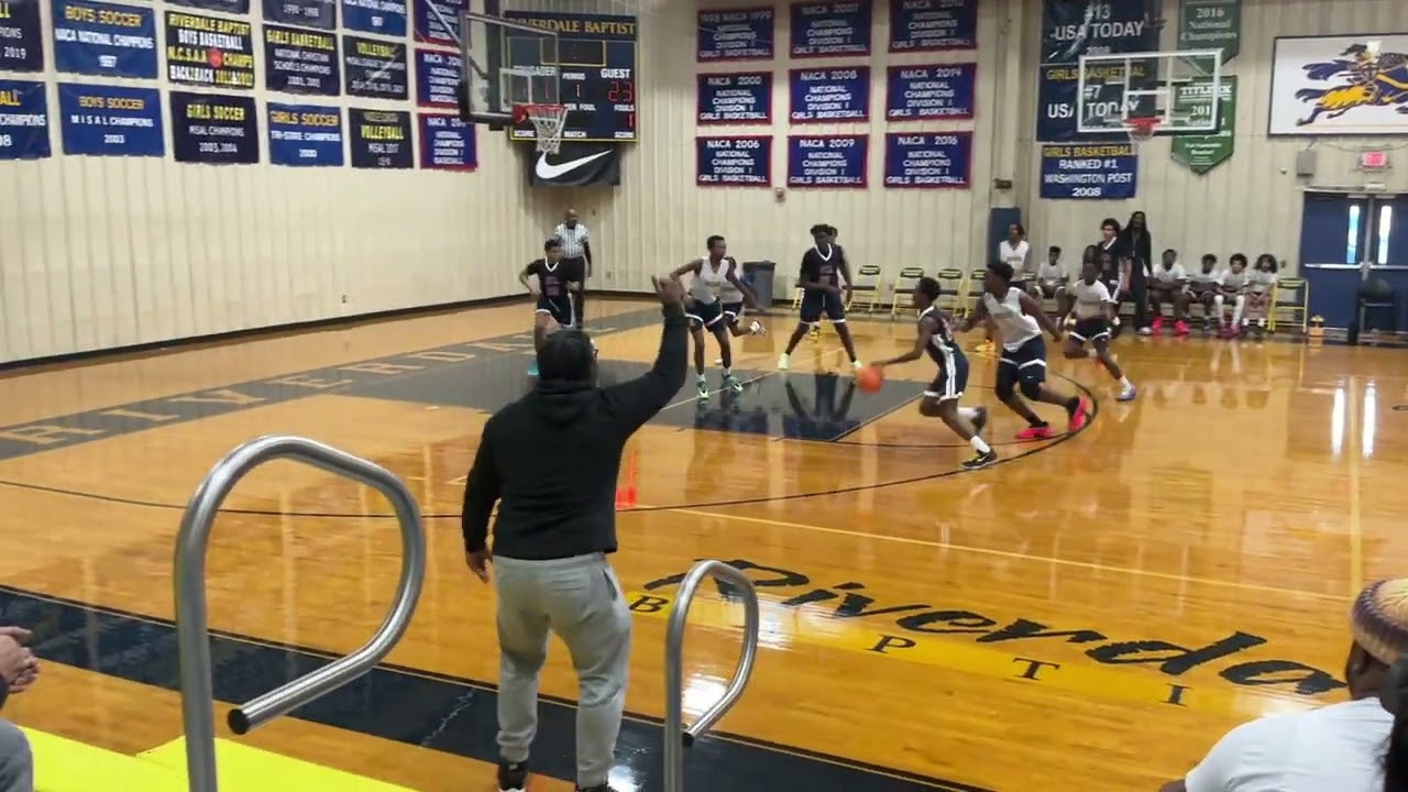 Riverdale vs grace christian middle school basketball